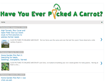 Tablet Screenshot of haveyoueverpickedacarrot.com